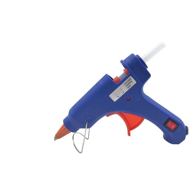 Heißklebepistole Mehrfarbig Handgemachte Klebepistolen Haushalts Kinder Schönheit Nähpistole 20W Handgemachte DIY Heißklebepistolen Geeignet für Zubehör