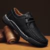 Fashion Men's oxfords shoes lace up Fashion Retro Low-top British Style Work Shoes outdoor Casual Leather Breathable Boat Shoes men