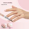 50% Mink Hair Nail Art Brush with Crystal and Metal Handle for Extensions and Carving