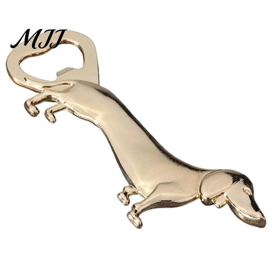 Decorative Animal Bottle Opener Dachshund Dog Opener, Zinc Alloy Cute Puppy Beer Novelty Metal Portable for Kitchen Bar And Home Cap Remover