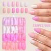 288pcs Glossy Finish False Nails Matte Finish Acrylic Fake Nails Hot Press On Nails Daily Wear
