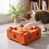 Bite Resistant Cat Puzzle Toy Felt Interactive Cat Toy Funny Cat Maze Play Box  Indoor Cats