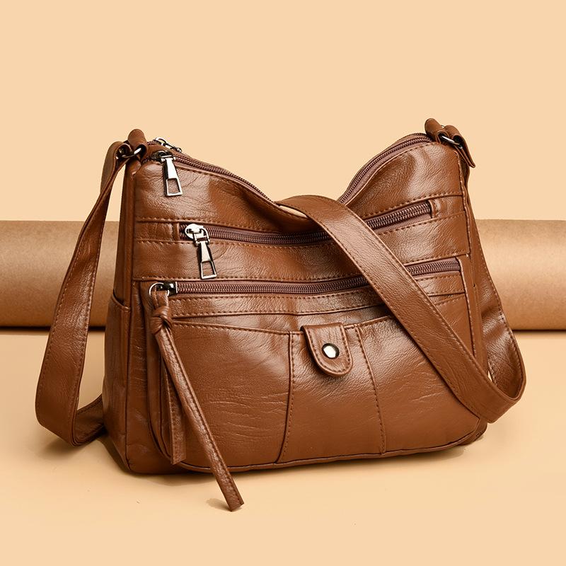 

Новая женская сумка ретро мода сумка через плечо сумка-мессенджер женская простая текстура сумка для мамы сумка через плечо