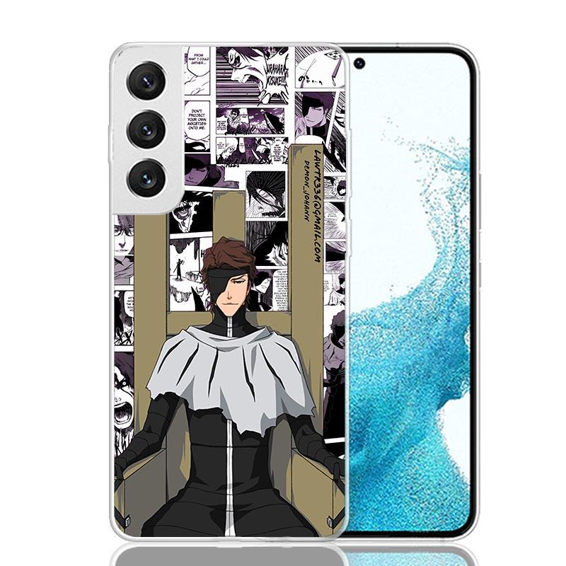 Ichigo Kenpachi Bleach Anime Phone Case For Samsung Galaxy S26 Ultra S23 S24 S25 Edge S20 FE S21 S22 Plus Soft Print Shell Cover
