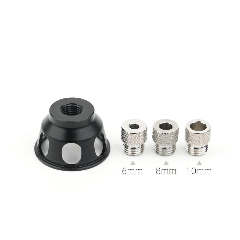 Vertikální vrtací vodítka Přípravky Vrták pro kapsové otvory Polohovadlo Vodítko pro přímý úhel Lokátor Kolíkovací přípravek Nástroje pro děrování otvorů pro tesařství