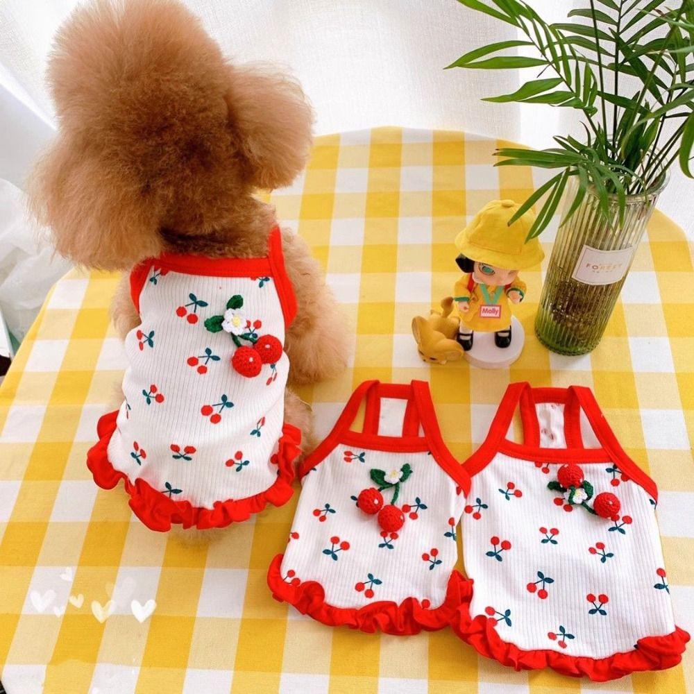 Soft Pet Clothes Fashion Cat Princess Skirt Pet Dresses Little Dog Strap Autumn