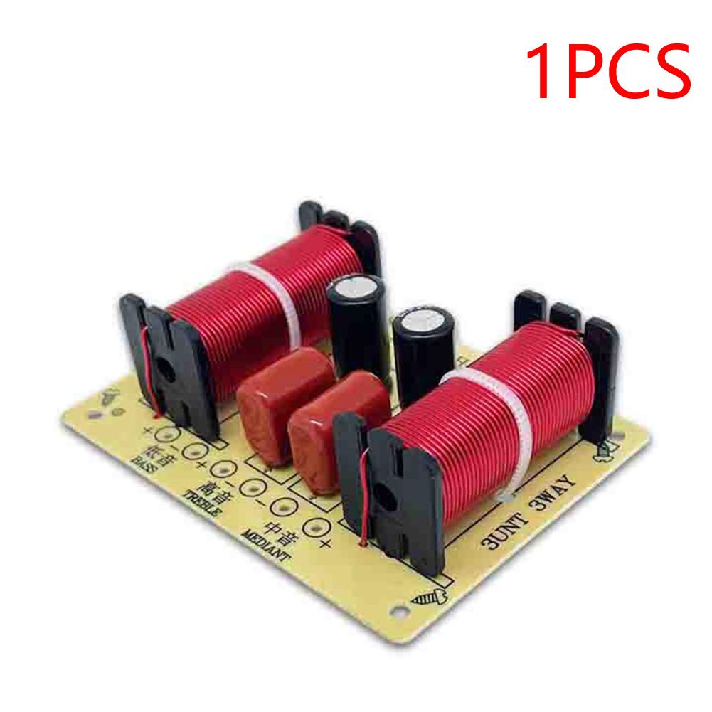 3 Way Speaker Crossover Circuit Treble Midrange Bass Module Frequency Divider Home Loudspeaker Filter Refit Accessory