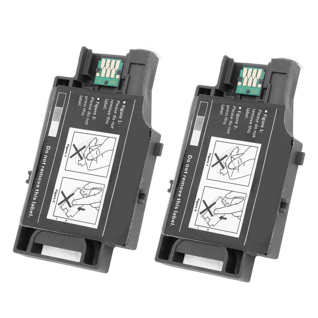 2Pcs Ink Maintenance Box Easy Ink Refilling Waste Ink Box for WF 100 WF 100W PX S05B S05W C13T295000 T295000