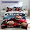 3pcs Custom Name Stanford S Logo  Bedding Set,Includes 1 Duvet Cover and 2 Pillowcases,All-season Bedroom Decor