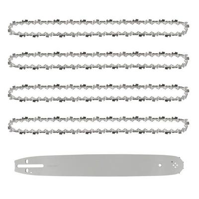 AIMOONSA Guide 40 Cm + 4 Chaînes 3/8" Low-profile, Jauge 1,3 Mm, 57 Maillons