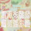 10pcs/bag PET Vintage Snacks Fruits Shop Stickers For Scrapbooking Kawaii Stationery Notebook Background Sticker DIY Decoration