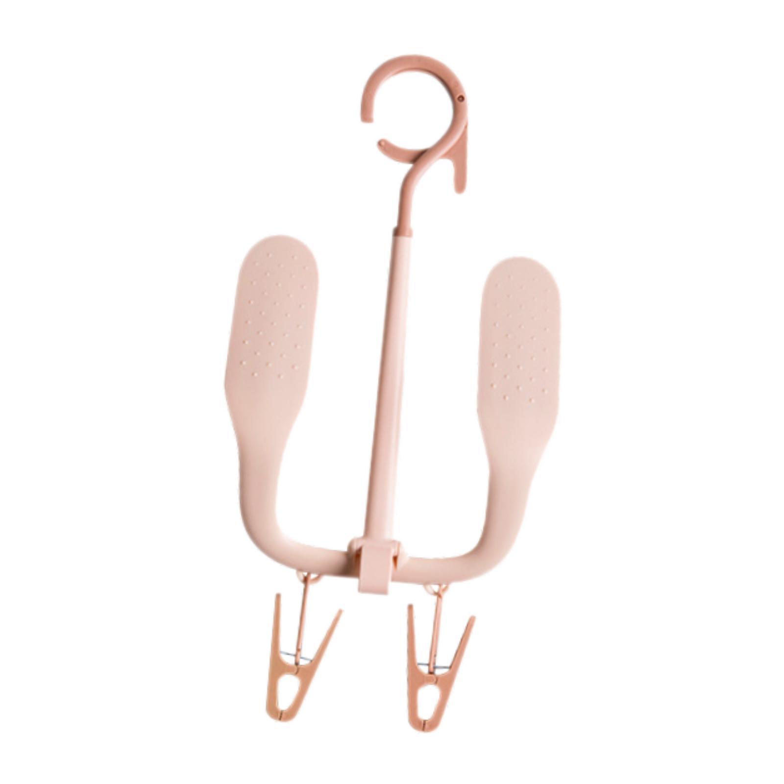 

Shoe Drying Rack Shoe Hanging Hook 360° Rotatable Space Saving Multifunctional Shoes Hanger for Balcony Bathroom Bedroom Home