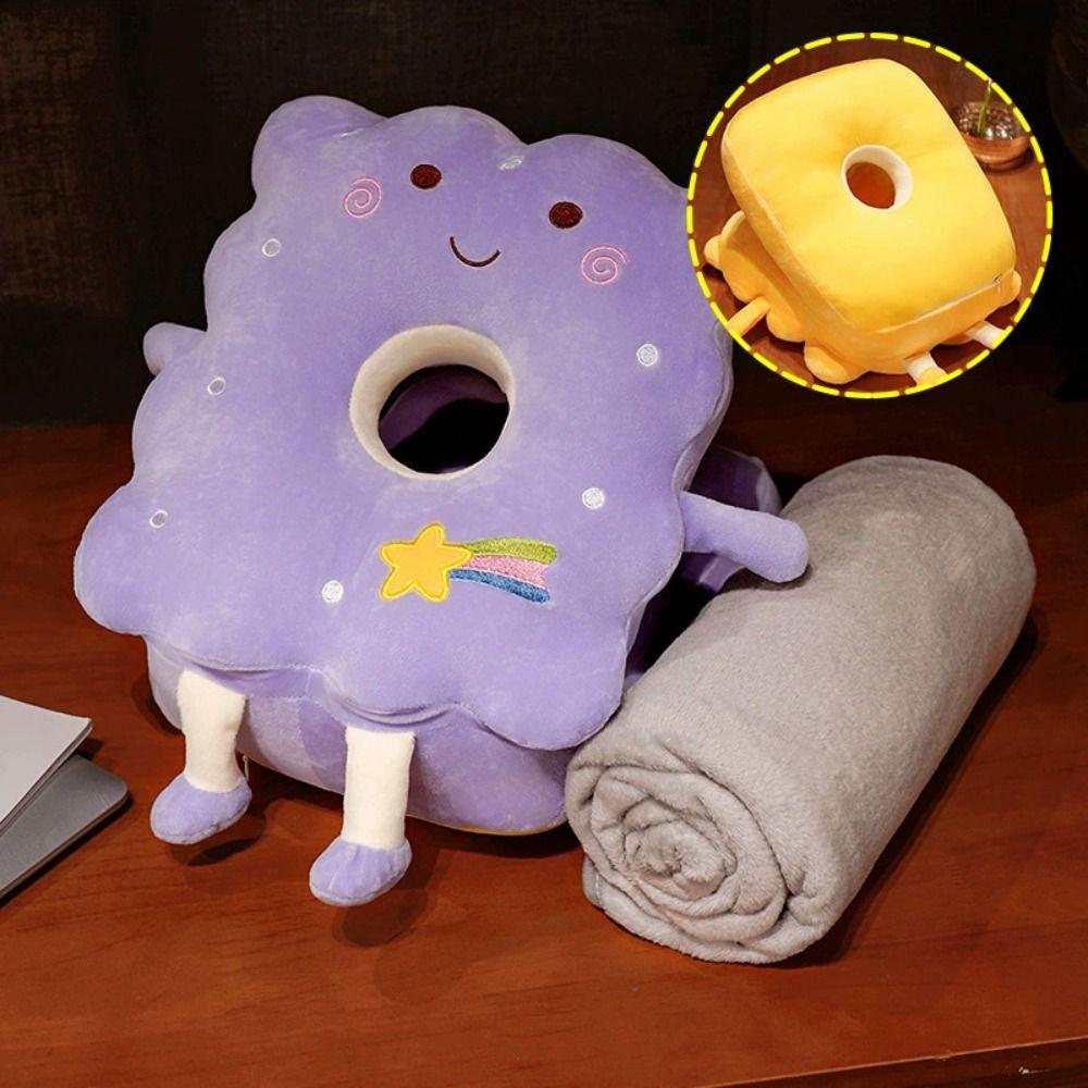 Super Soft Hand Warmer Pillow Plush&Ice Silk Hollow Pillow Stuffed Toy  Men Women
