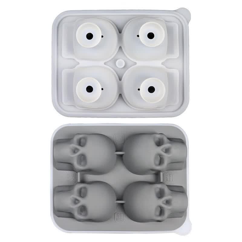 Food-Grade Skull Ice Mold
