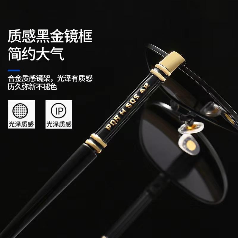 Polarized Sunglasses Men'S Driving Day And Night Fishing Anti-Uv Sunglasses Toads