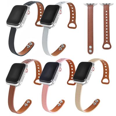 Remienok inteligentných hodiniek pre remienok Apple Watch 40 mm 44 mm 38 mm 42 mm pre iwatch Series SE 654321 Dámsky kožený remienok na hodinky Náhrady náramku