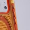 Dissipation Heat Rotatable Holder Magnetic Bumper Case For iPhone 18 17 Pro Max 16 15 14 13 For Magsafe Hit Color Cover Shell