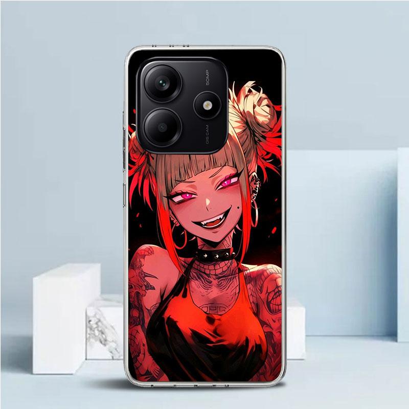 Himiko Toga My Hero Fashion Phone Case For Xiaomi Redmi Note 15 14 14S 13 12S 12 Pro Plus 11S 11 11T 11E 10S 10 + Soft TPU Back