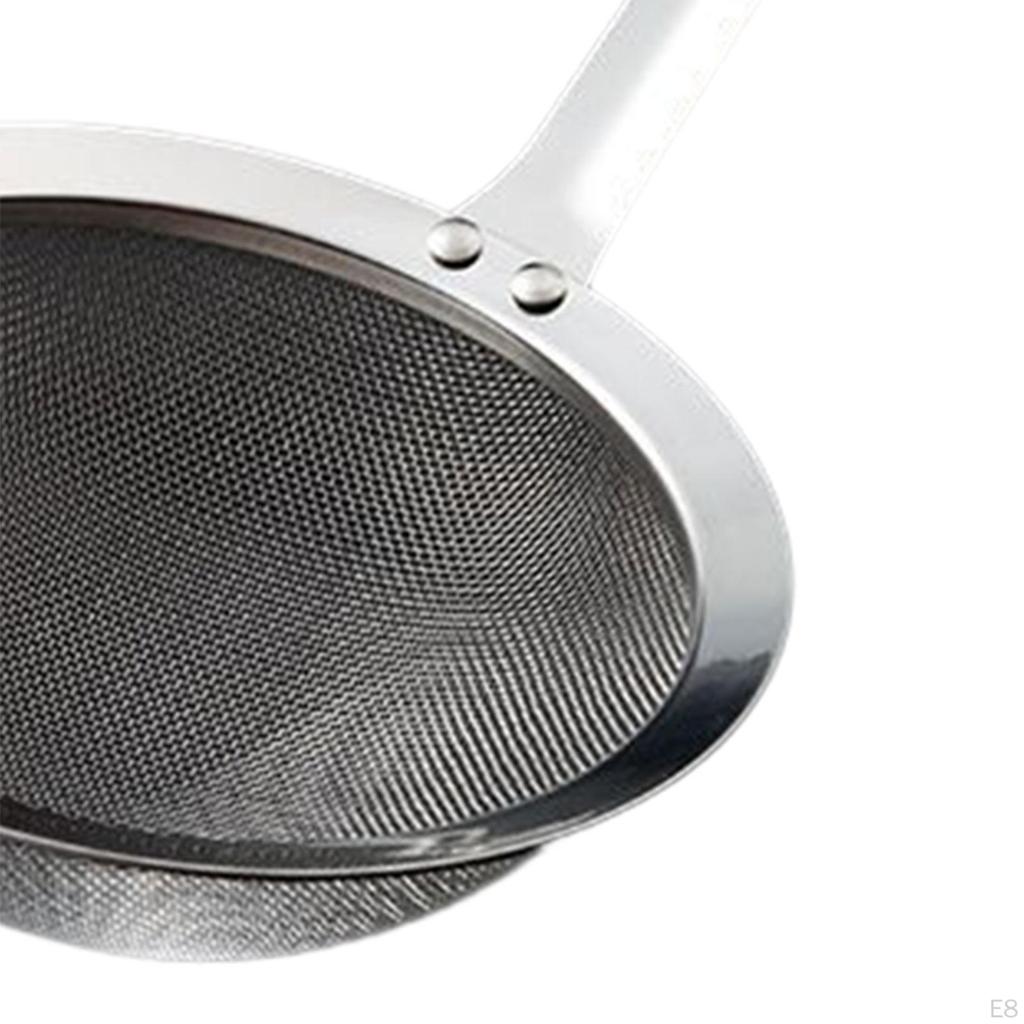 Food Strainer Colander Fry Basket ,Cooking Skimmer ,Food with Handle ,Mesh for