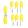 10PCS Corn Holders BBQ Food Skewers Meat Fruit Dessert Cake Forks Party Tableware Kitchen Accessories