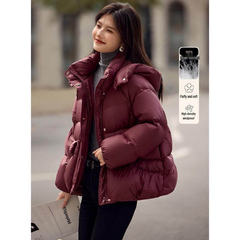 

XWI Women s Hooded Short Down Jacket M