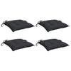 Pallet Cushions 4 Pcs Black 50 X 50 X 7 Cm Oxford Fabric