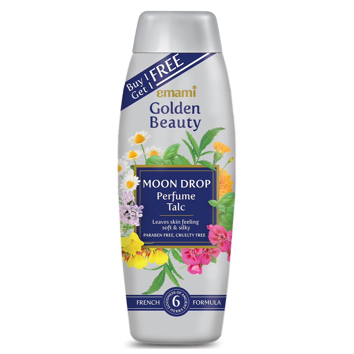 Тальк для тела Golden Beauty Emami Moon Drop, упаковка 400 г