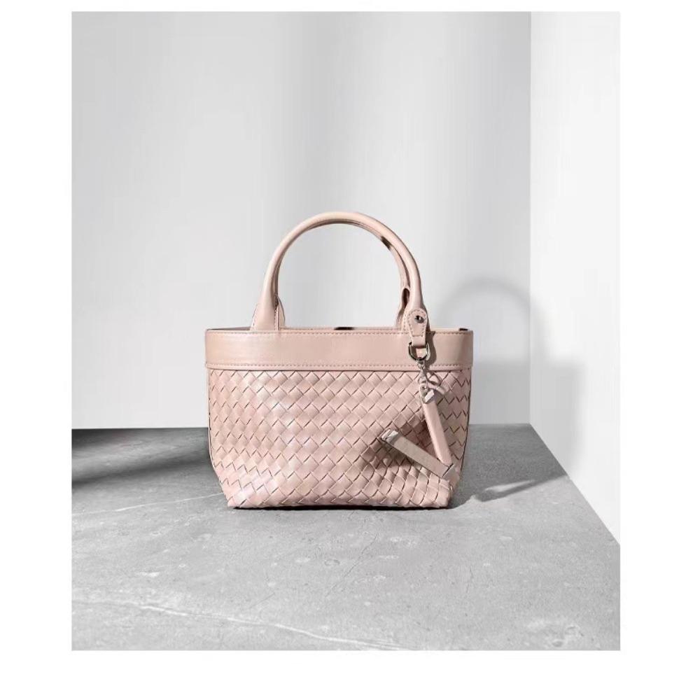 

Кожаная плетеная сумка-тоут, сумка-ведро, новая, на плечо, кроссбоди, кожаная женская сумка, модная и простая