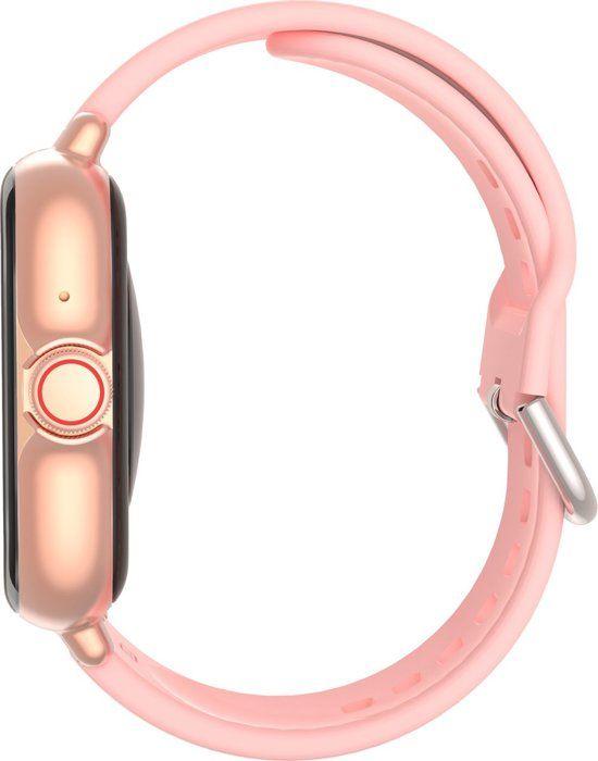 Ceas inteligent - DENVER - SWC-156 - Roz - Ecran tactil 44 inci - Autonomie 30 ore