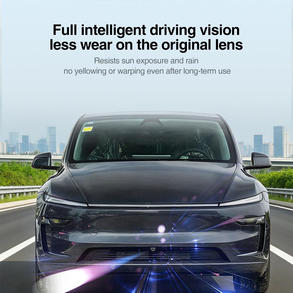 Heenvn For Tesla New Model Y Juniper Model 3 Highland 2025 2026 Anti-collision Front Camera Protective Cover Car Accessories