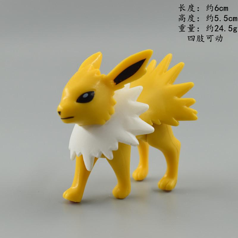 Cartoon Anime Figure Gengar Eevee Fuecoco Koraidon Psyduck Pikachu Desk Decoration PVC Model Doll Toys