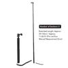 1,3 Metra Niewidzialny Selfie Stick do Kamery Akcji X4 X3 Aluminiowy Rozsuwany Kij do Selfie z Interfejsem Głowicy Kulowej Śruba 1/4 Cala