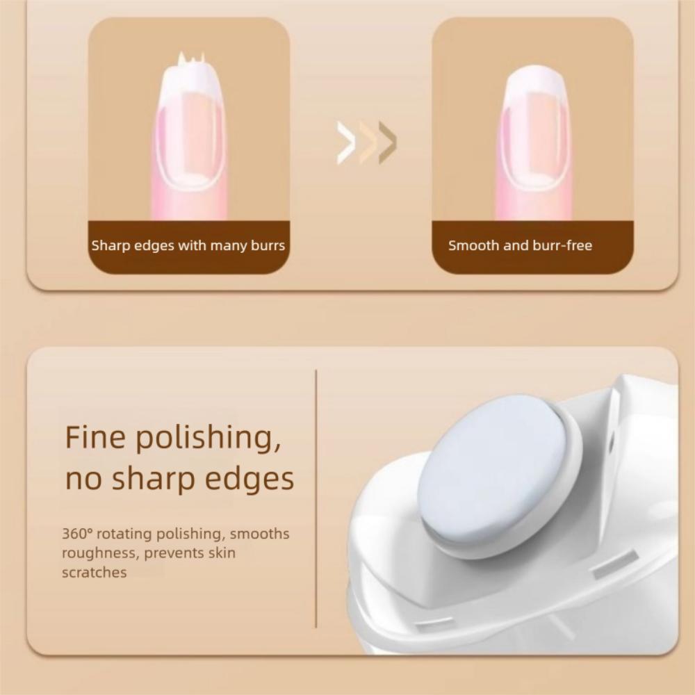 Elektrischer Nagelfräser Trimmer Automatischer Fingernageltrimmer Mini Nagelknipser Nagelpflege