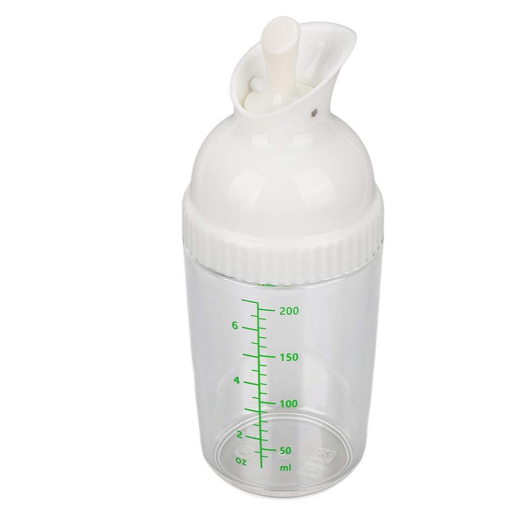 200ml Salad Dressing Shaker BPA Free Prevent Leakage Salad Dressing Jar with Lid for Kitchen