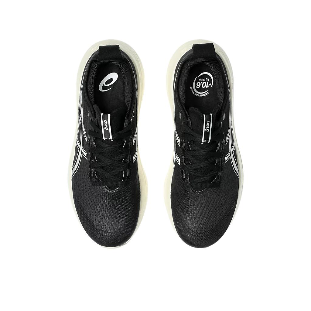 Asics Gel Nimbus 27 Ekstra Bred Svart Innsjøgrå Herre Sneakers 1011B957-002