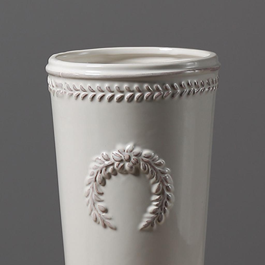 Weiße Vase Home Office Tischdeko Blumenvase Keramik Hochzeitsmittelstück