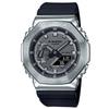 G-SHOCK G-Shock MetalCovered Casio Ana-Digi Watch Octagon Black Silver GM-2100-1A Reimported Overseas Model