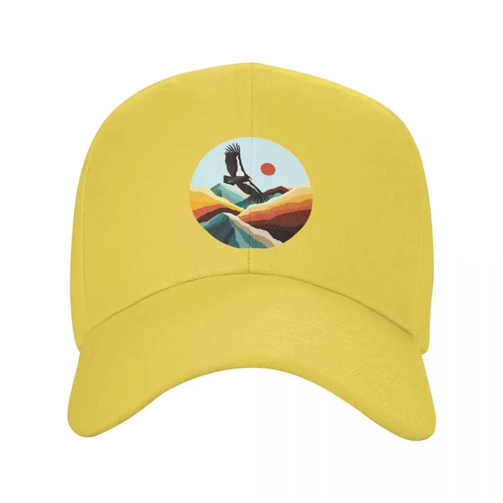 Condor in Flight Baseball Cap Streetwear tactical cap tea Hat funny hat Unisex Womens