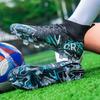 Scarpe da Calcio Sportive da Uomo Fg/Ag Chiodi Lunghi per Adulti Prato Artificiale Scarpe Durevoli Specifiche per l'Allenamento Scarpe Alte Scarpe Antiscivolo