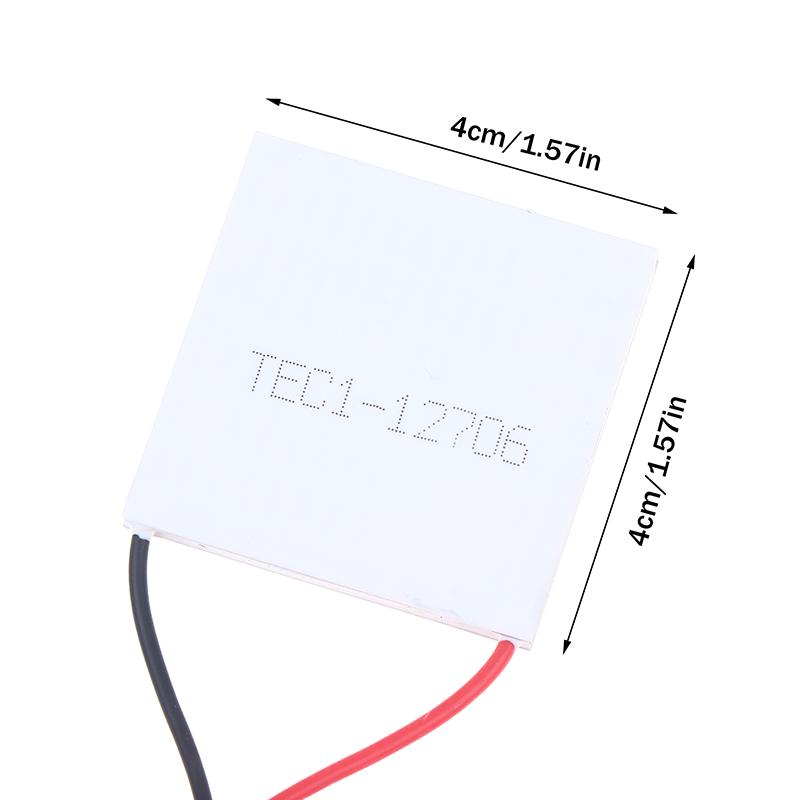 Tec1-12705 12706 Tec1-12715 Termoelektrický chladič Peltier 40*40mm 12V Polovodičový chladicí prvek Modul