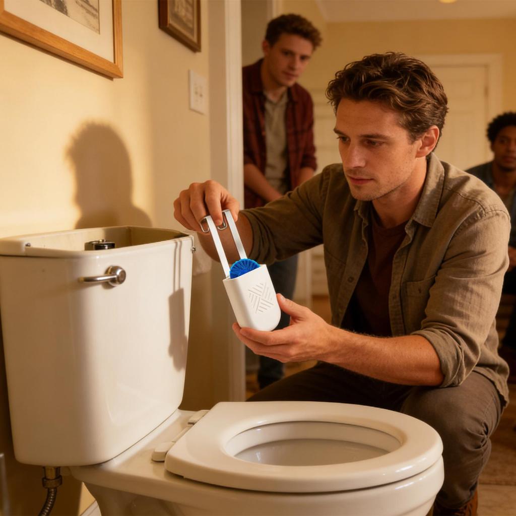 Toilet Tank Cleaner Tablet Holder Organizer Shelf Toilet Bowl Tablets Holder for Bathroom Home Apartment School Dorm Hotel