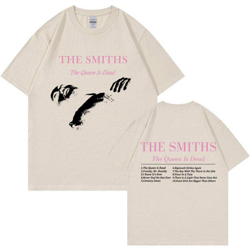 The Smiths The Queen Is Dead Morrissey Print Oversized Tshirt Fashion Punk Rock Band Tshirts Streetwear Unisex Comfort T Shrit