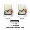 Magnetyczna rama plakatowa Ramki miękkie Ramki płócienne A4 Okno samoprzylepne Ściana powiadomień