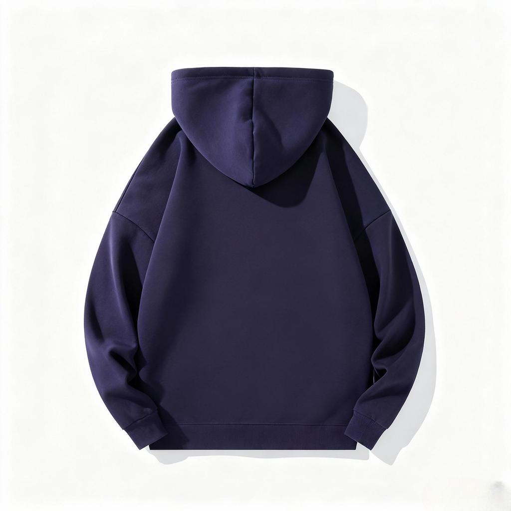 2025 Men's Heavyweight Fleece Hooded Sweatshirt: Autumn/Winter Half-Zip Casual Jacket