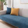 Simple Solid Color Sofa Cover Four Season Universal Living Room Dustproof Seat Mat Fashion Removable Corduroy Protector Cushion