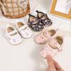 Spring/Autumn Baby Girl Princess Shoes (0-1 Year) - Magic Sticker, Non-slip Rubber Sole, Printed Pattern