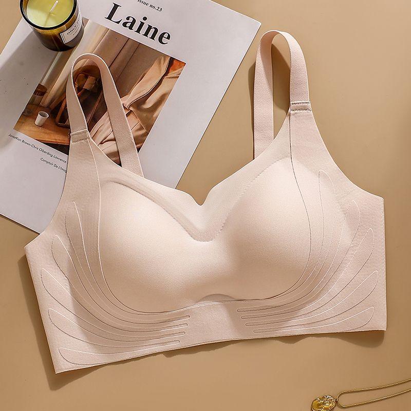 Strictly selected, non-marking, sub-breast lift, upper support, anti-sagging, comfortable shaping, no steel ring fixed three-dimensional BC cup