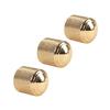 3 Pcs Metal Volume Tone Control Knobs Electric Guitar Bass Knobs Potentiometer Cap Instrument Accessories Easy to Use