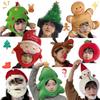 Christmas Tree & Gingerbread Man Photo Booth Props Set