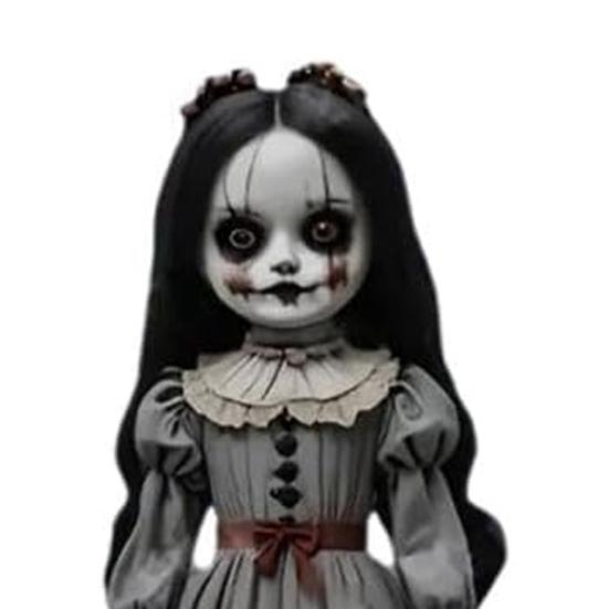2Pcs Halloween Horror Dolls Yard Signs Realistic Gothic Garden Stakes Festivals Spooky Dolls Creepy Party Decoration